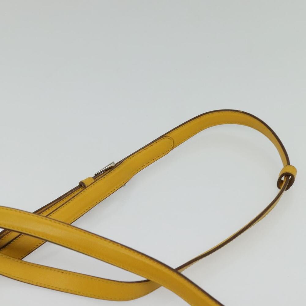 PRADA Shoulder Bag Yellow Silver - Picture 8 of 9